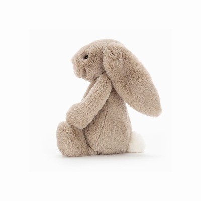 Jellycat Bashful Beige Bunnies UK | 57029NRFQ